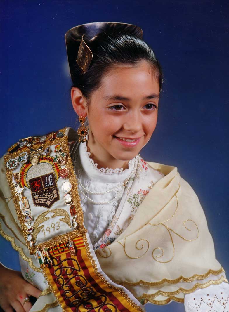 Maria Belén Lillo Ruano, madrina infantil Almogávares 1993