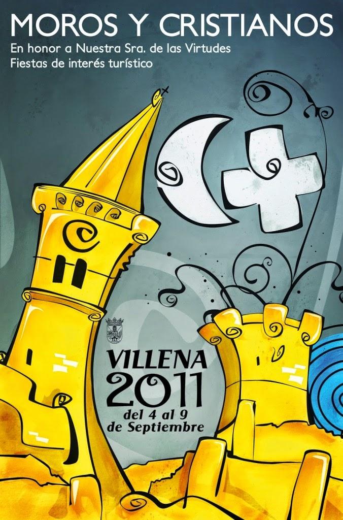 Cartel fiestas villena 2011